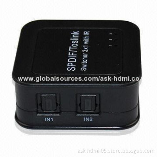 Optical/Toslink 3-In 1-Out Switch